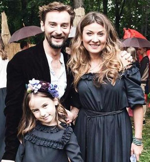Алан Бадоев и Жанна Бадоева с дочерью Лолитой