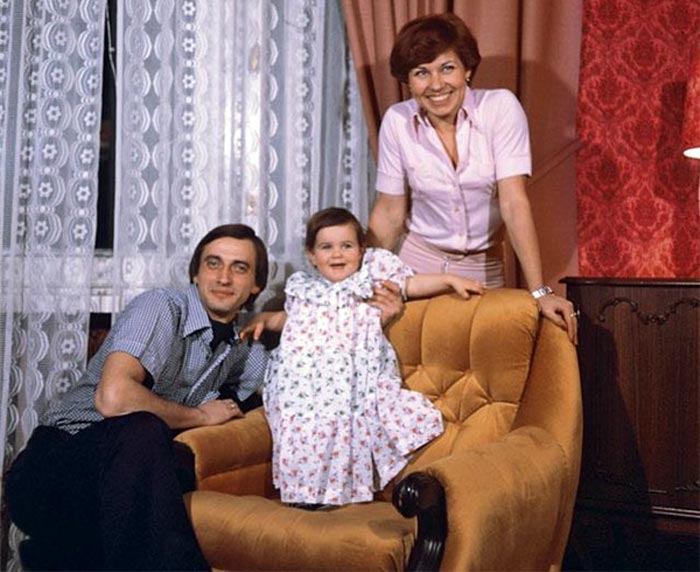 Александр Горшков и Людмила Пахомова с дочерью