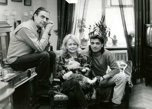 Александр Лазарев младший с родителями