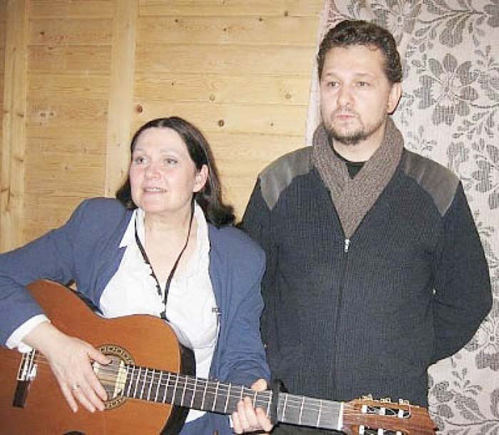 Александр Михайлов и жена Елена