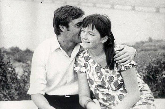 Александр Денисов и жена Ольга Клебанович