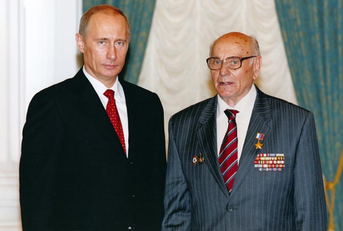 Алексей Ботян и Владимир Путин
