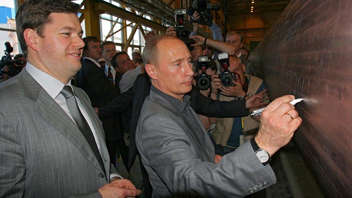 Алексей Мордашов и Владимир Путин