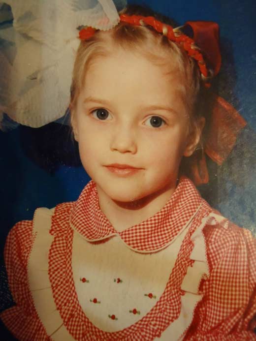 Алина Кизиярова в детстве