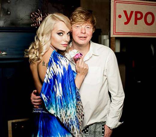 Андрей Григорьев-Апполонов с женой