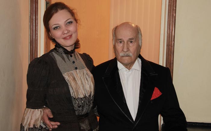 Анна Абросимова и Владимир Зельдин