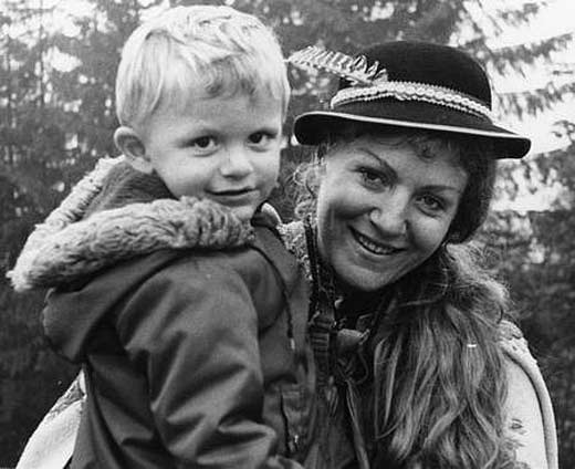 Анна Герман с сыном 3