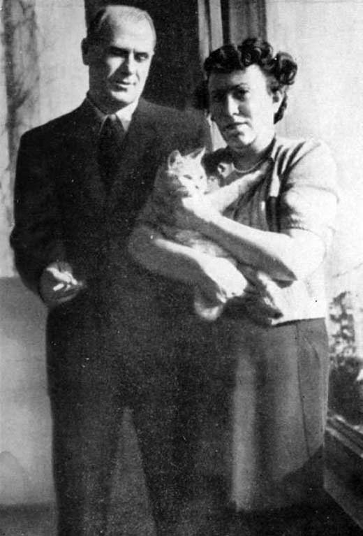 Борис Бабочкин с женой