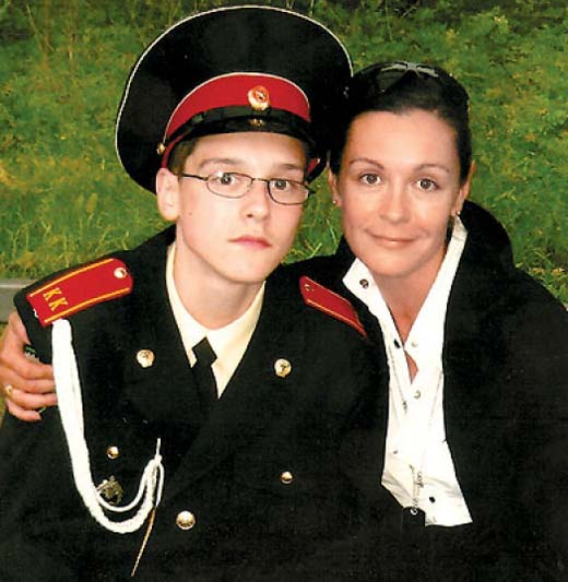 Данила Воропаев и мать Оксана Базилевич