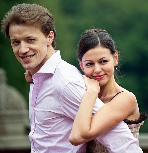 Денис Матвиенко и жена Анастасия Матвиенко