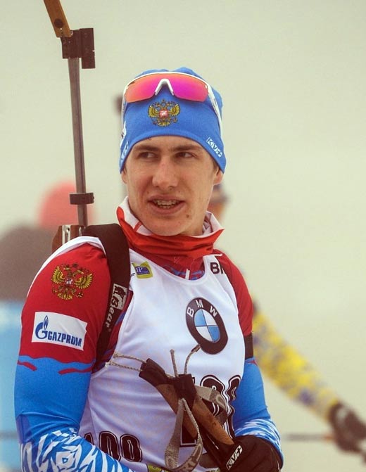 Российский биатлонист Эдуард Латыпов