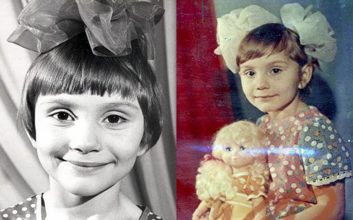 Елена Бондаренко в детстве