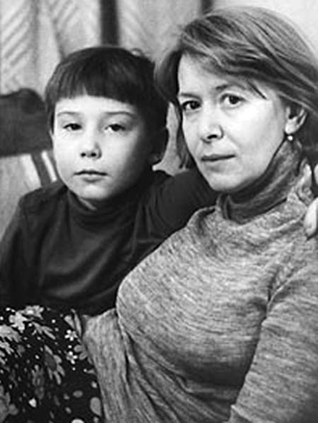 Алена Галич-Архангельская и сын Павел