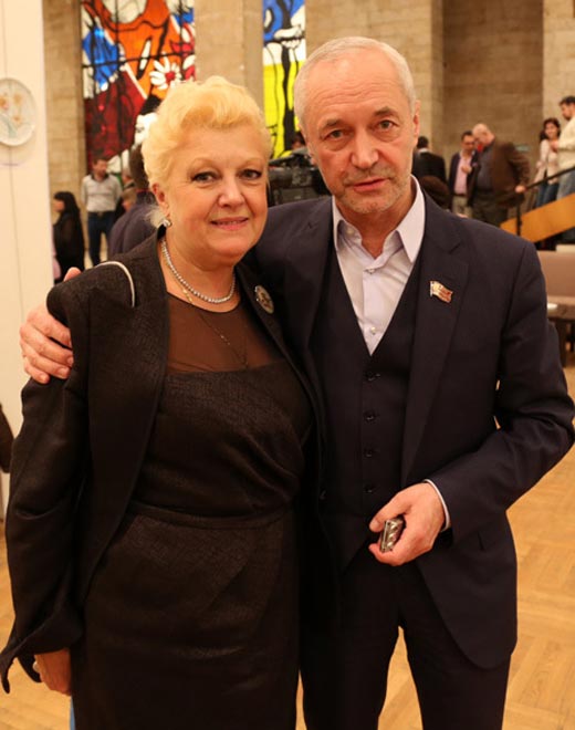 Евгений Герасимов и жена Мария