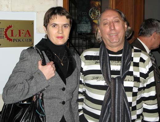 Евгений Герчаков и жена Оксана