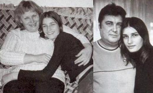 Евгения Володина с родителями