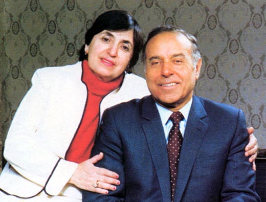 Гейдар Алиев и жена Зарифа 2
