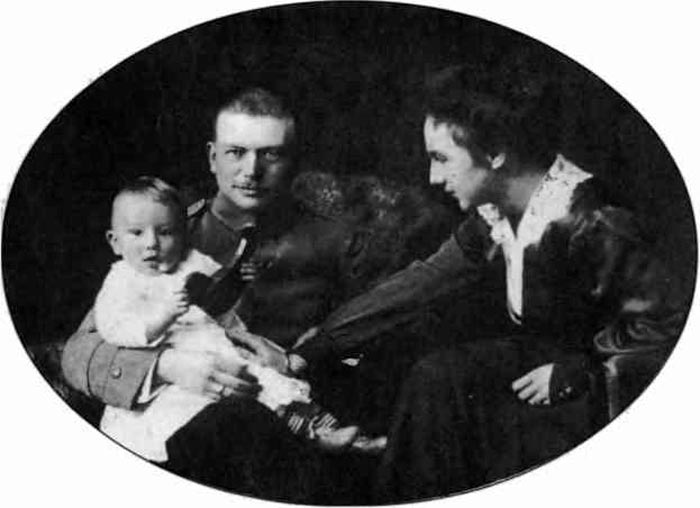 Гейнц Гудериан с женой и сыном