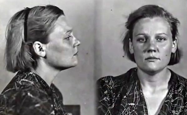 Агнесса Подмазенко во время ареста