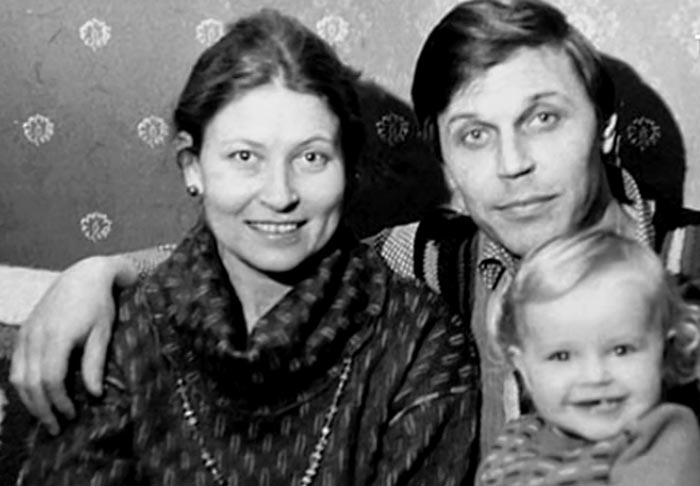 Геннадий Воронин и Людмила Зайцева с дочерью