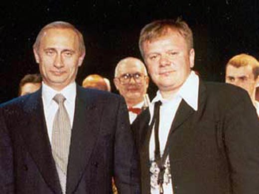 Игорь Бутман и Владимир Путин