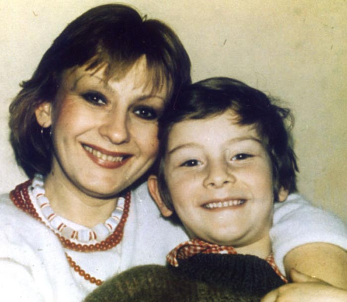 Ирина Маликова и сын Василий