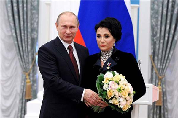 Ирина Винер и Владимир Путин