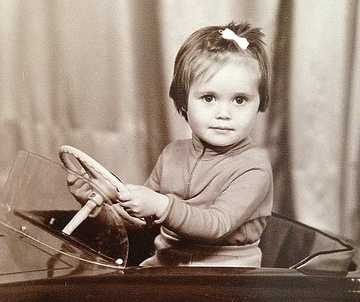 Юлия Михалкова в детстве