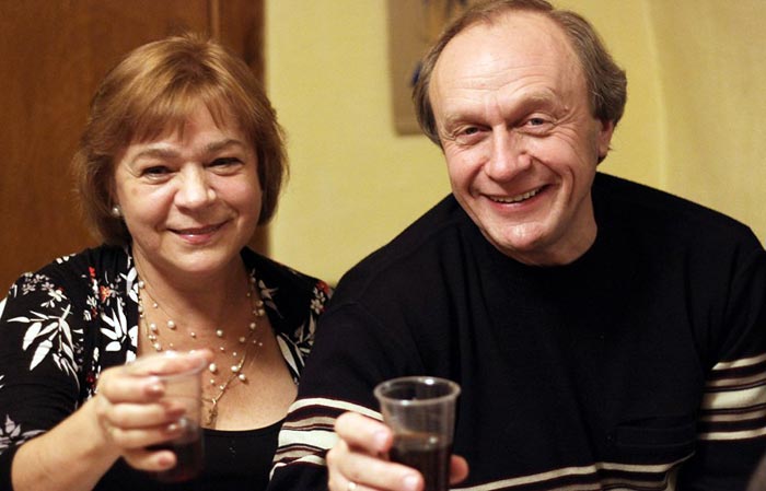 Юрий Григорьев и жена Тамара