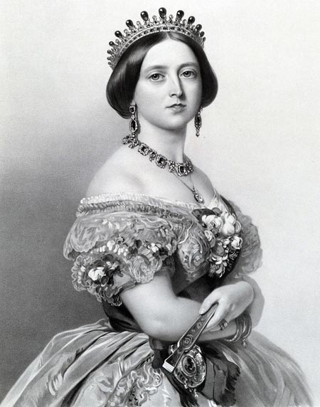 Королева Виктория в молодости