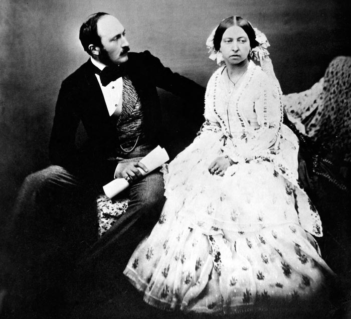 Королева Виктория и муж Альберт