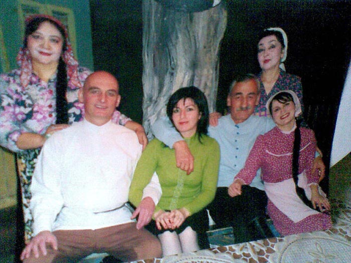 Лактемир Дзтиев с семьей