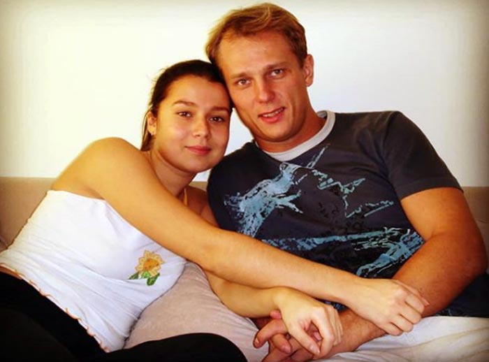 Максим Заусалин и жена Мария Леонова