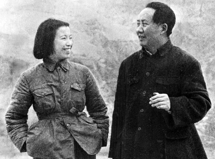 Мао Цзэдун и жена Цзян Цин
