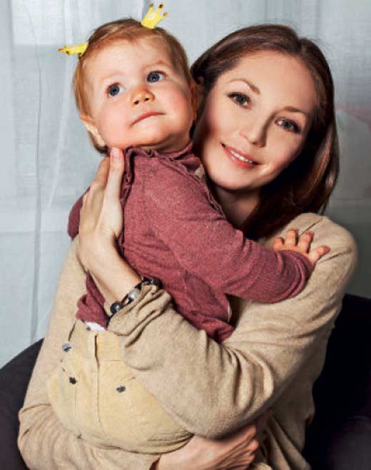 Мария Аниканова с дочерью Аглаей