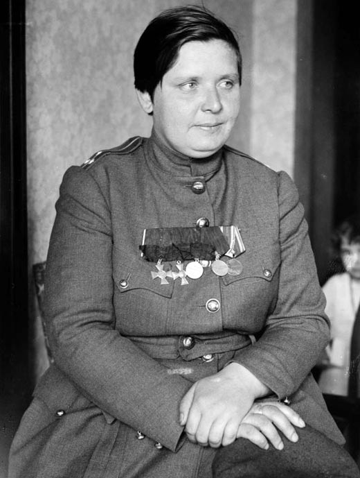 Командир ударного женского батальона смерти Мария Бочкарева