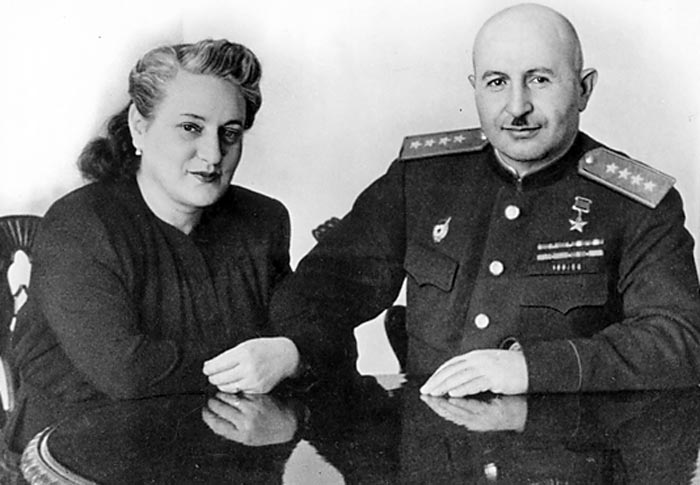 Иван Баграмян и жена Тамара Амаяковна