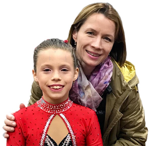 Наталья Мишкутенок с дочерью