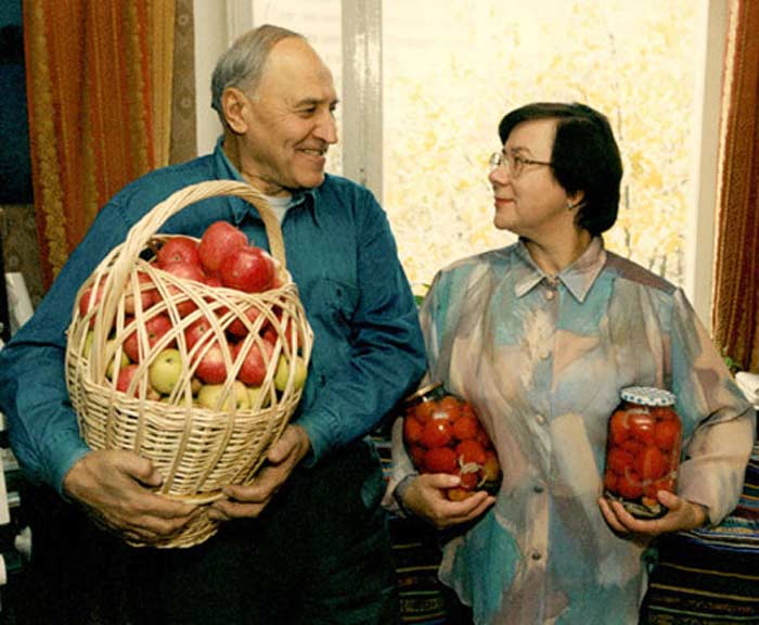 Николай Дроздов с женой Татьяной