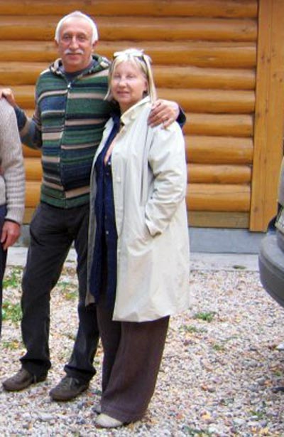 Николай Досталь и жена Евгения