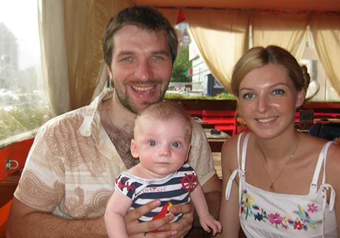 Ольга Ажажа и Александр Рагулин с сыном