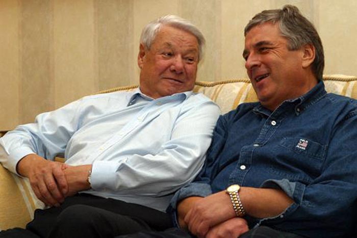 Павел Бородин и Борис Ельцин
