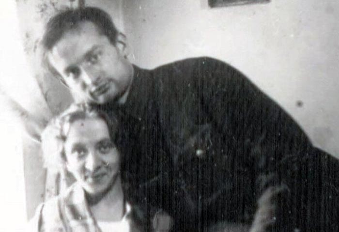 Рудольф Абель и жена Елена в молодости