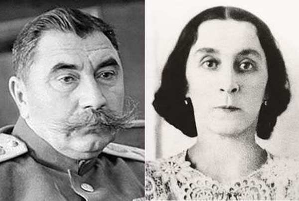 Семён Будённый и вторая жена Ольга Михайлова