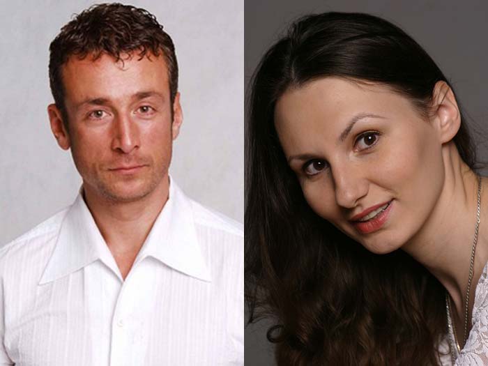 Сергей Апрельский и жена Анна Гришина