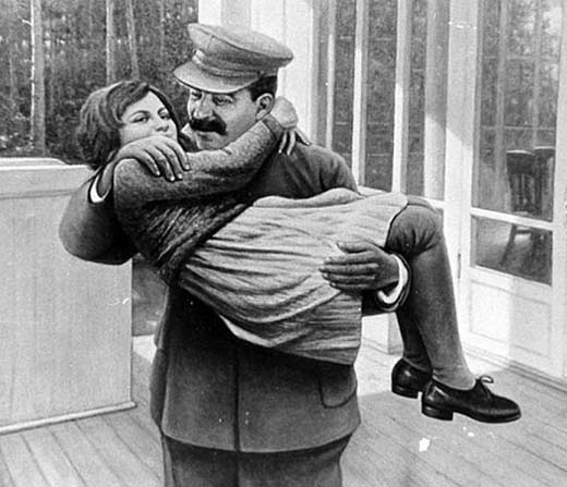 Светлана Аллилуева и Иосиф Сталин