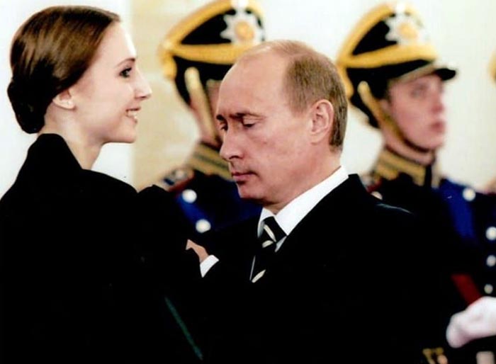 Светлана Захарова и Владимир Путин