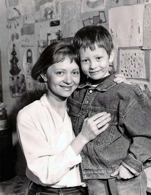 Татьяна Божок и сын Сергей