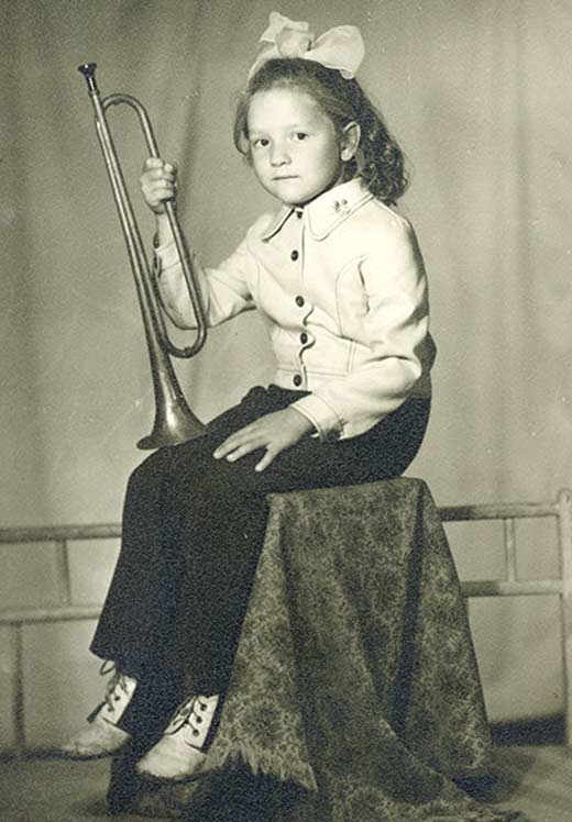 Татьяна Буланова в детстве