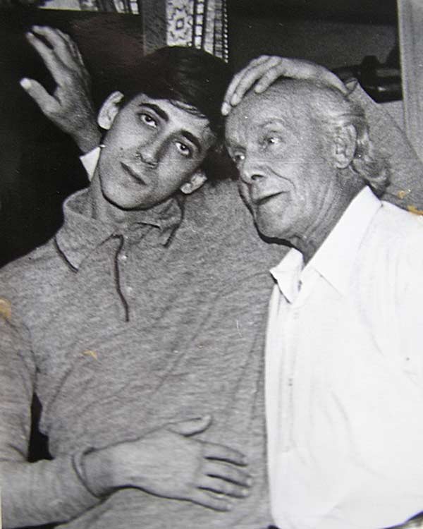 Вацлав Дворжецкий с сыном Евгением Дворжецким